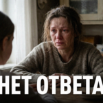 Маленькая девочка с грустным видом сидит рядом с матерью, обсуждая почему бывший муж не общается с детьми.